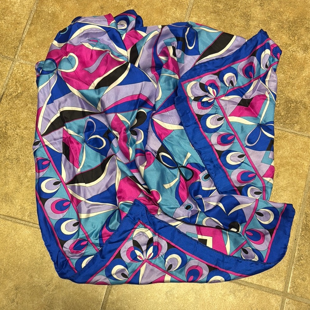 Saks Fifth Avenue Black Label Multicolor Scarf